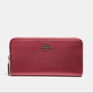 Coach accordion zip wallet